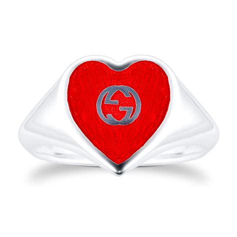 cheapest gucci rings|Gucci heart ring for sale.